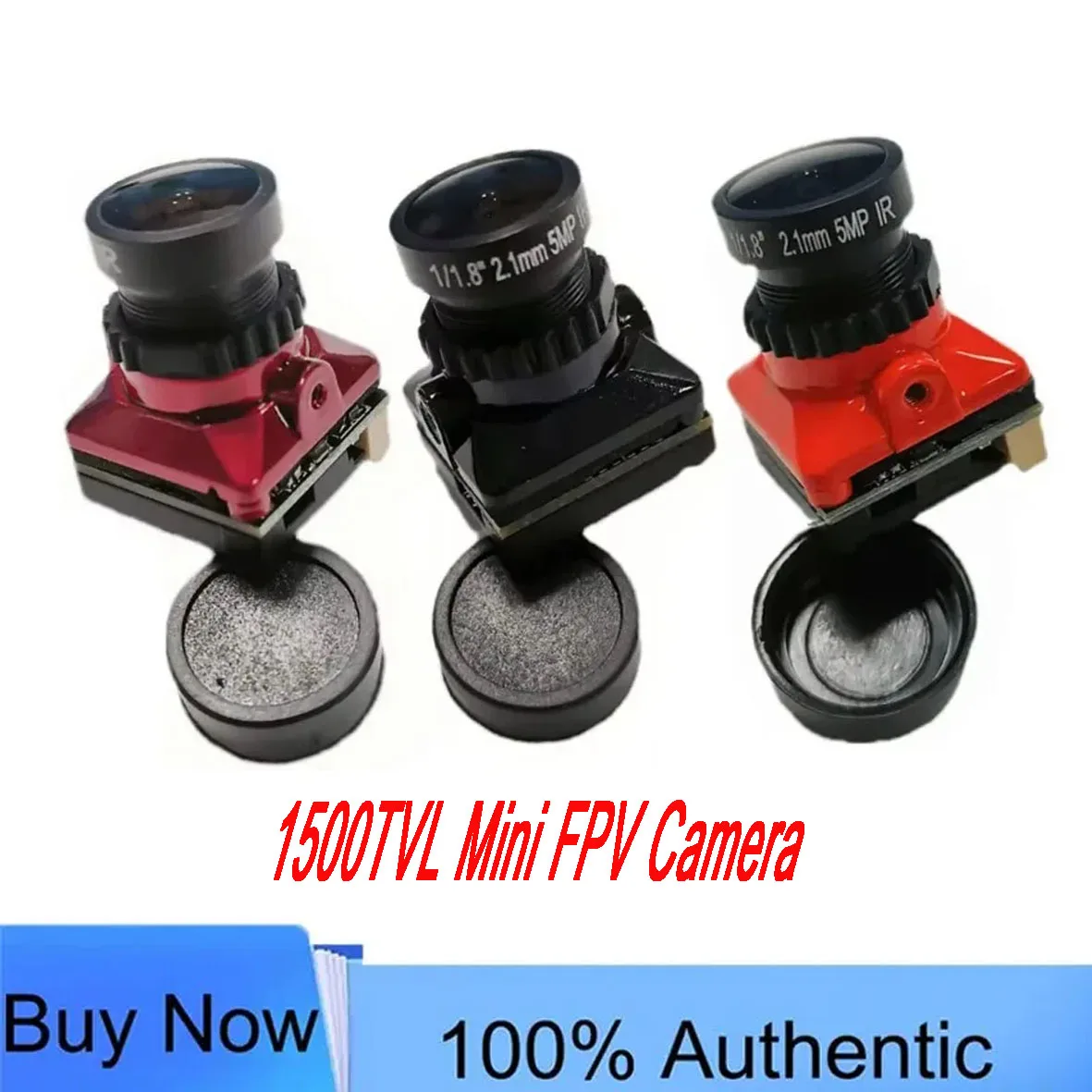 Mini 1/3 CMOS FPV Camera 1500TVL Clear Image OSD Internal Adjustment Fit RC Racing Drone Aircraft Model Parts