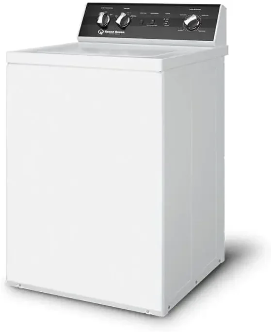 Speed Queen TR3003WN 26" Top Load Washer with 3.2 cu. ft. Capacity, 840 RPM Max Spin Speed, Knob Control, Stainless Steel Tub