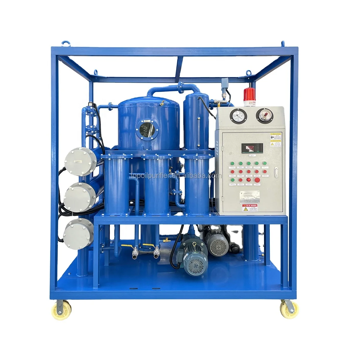 ZYD-50 سعة معالجة صغيرة، جهاز تنقية زيت محول نظام الفراغ الرائع #5