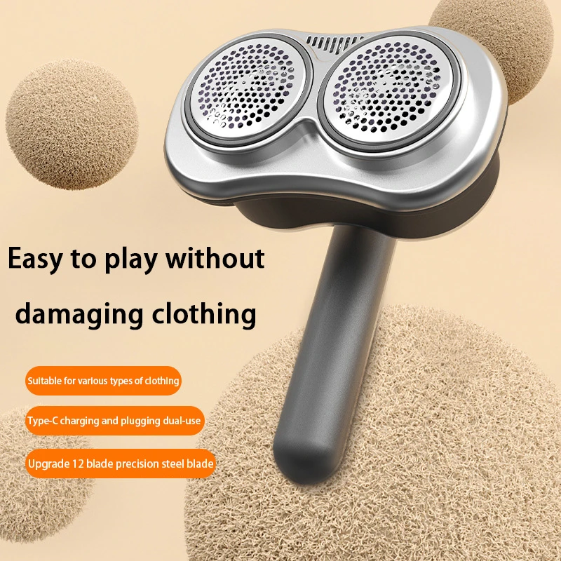 Xiaomi Electric Lint Remover Dual-head Hairball Trimmer Rechargeable Pellet Fabric Shaver For Sweater Fluff Hair Balls Remover