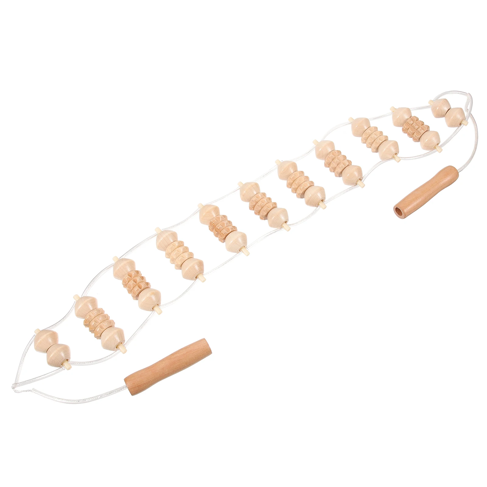 

Handheld Back Stretching Massager Roller Portable Muscle Relaxation Tool for Pain Relief Circulation Improvement Massage Aid