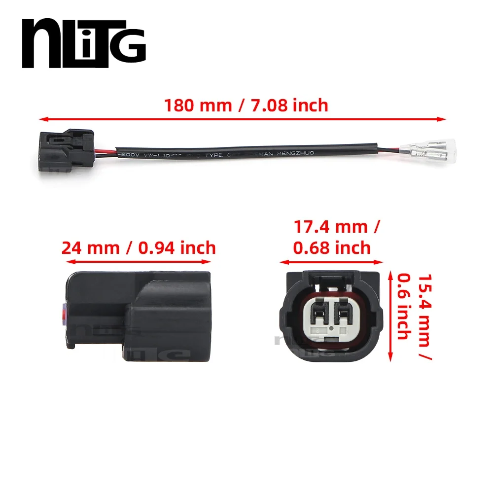 

For Kawasaki Ninja ZX-4R ZX-4RR Ninja650 2023 2024 Motorcycle Turn Signal Wire Adapter Indicator Connectors Plug Harness Lead