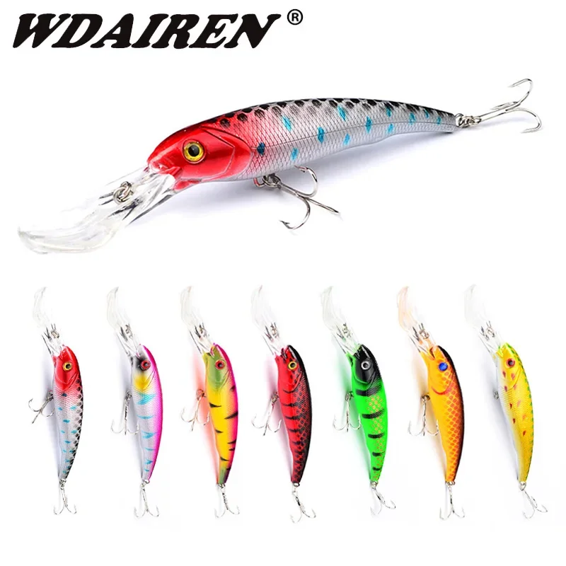 

1 Pc Minnow Fishing Lure 16.5cm 28g Floating Trolling Wobblers Swimbait Artificial Hard Bait for Sea Bass Pike Crankbait Tackle