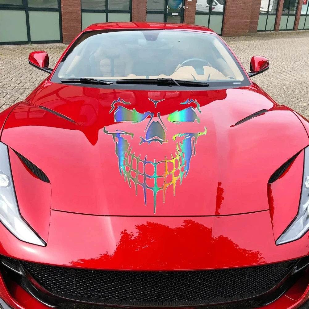 

Halloween Horror Car Sticker Skull Stickers Car Decorative Stickers for Compute Luggage Refrigerator DIY Craft Sticker