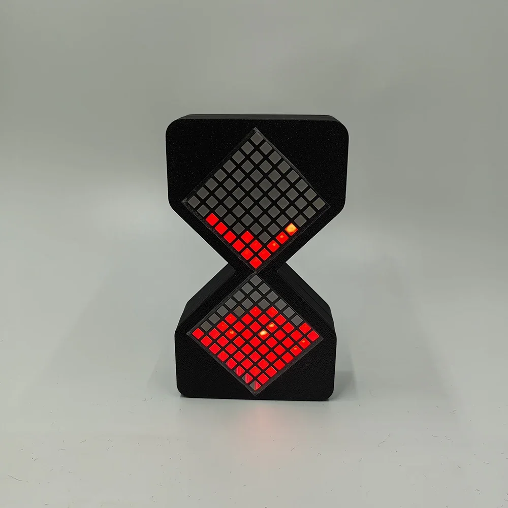 DIY Digital Hourglass Birthday Gift Toys Game Kids Cyber Hourglass Electronic Hourglass Cyber Style Sense of Technology Glow