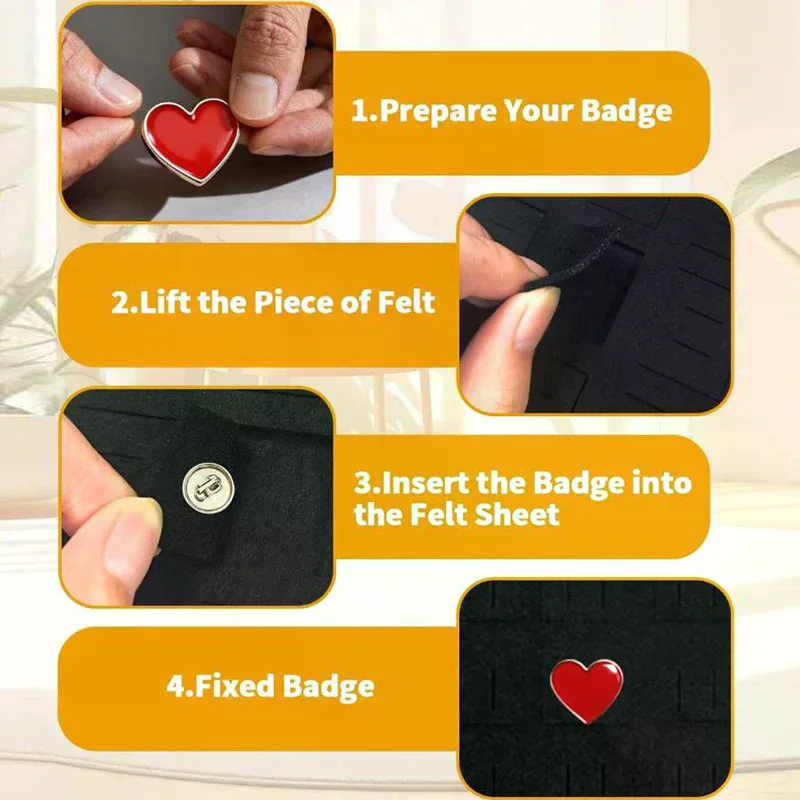 New Wall Mounted Jewelry Bag Jewelry Display Felt Earrings Storage Bag Necklace Ring Jewelry Organizer Packaging