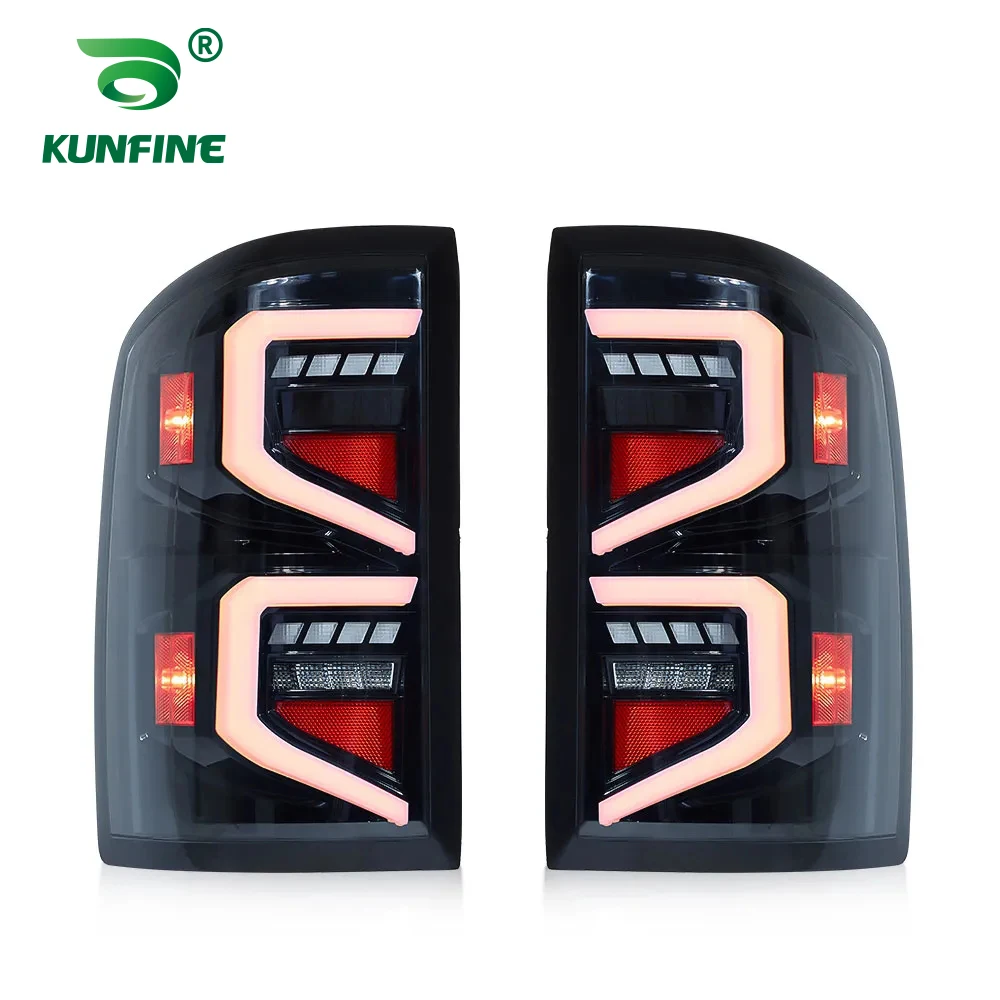 Pair Of Car Tail Light Assembly For GMC Sierra 2014 2015 2016 2017 2018 LED Brake Signal light Car led Tail light Tuning Parts