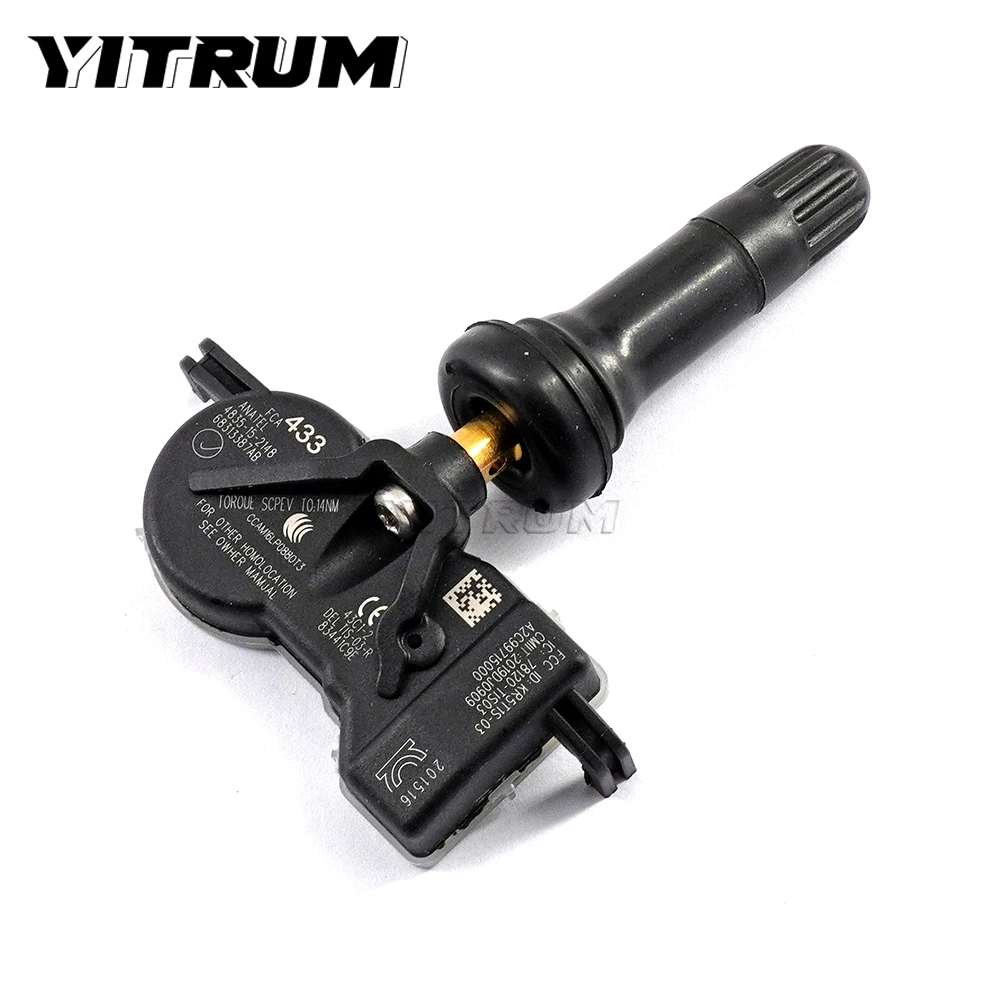 YITRUM 68105280AD 68105280AB Tire Pressure Monitoring System For Jeep Compass Renegade Chrysler Voyager Fiat 500X Dodge Durango