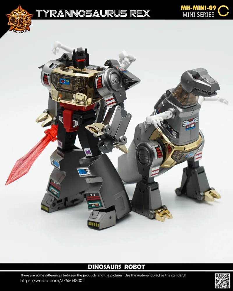 MHZ TOYS Transformation MHZ MINI09 MH-MINI-09B MINI09B MH-MINI-09C MINI09C Grimlock Action Figure Toys With Bonus