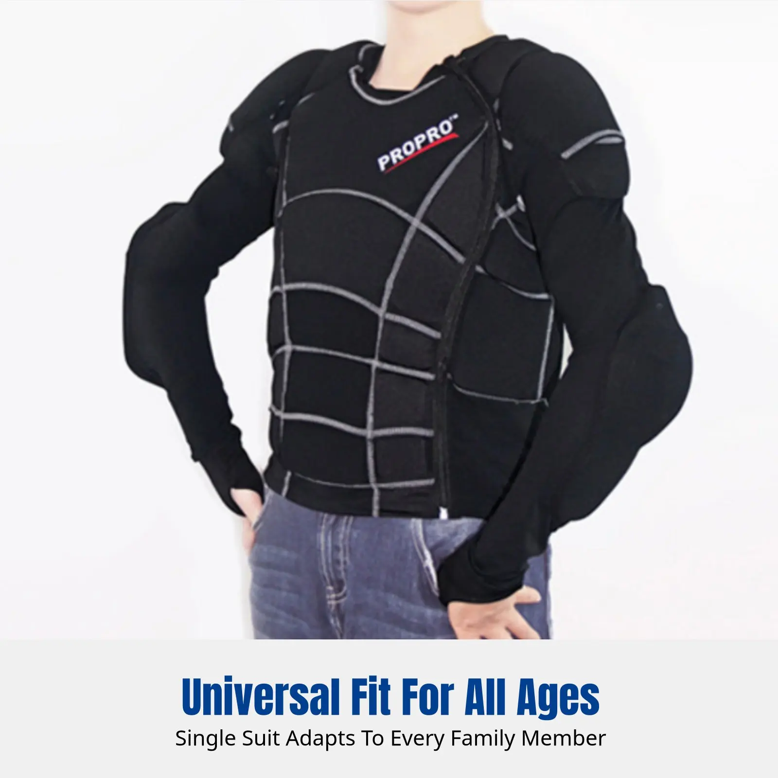 

Комплект защитного снаряжения для сноуборда, брюки с внутренней подкладкой, защита от падений, унисекс, детские, лыжное термобелье