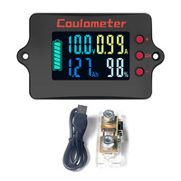 PZEM-037 Color Screen LCD Coulomb Meter 200A 300A Capacity Indicator Display Car Battery Tester with Voltage Current Reading