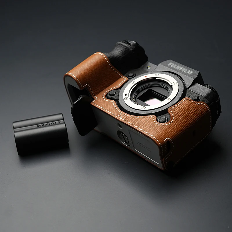 Mr.Stone for Fujifilm X-H2S XH2 Camera Case Protective Case Camera Bodysuit XH2S Camera Handmade Genuine Leather Fujifilm XH2