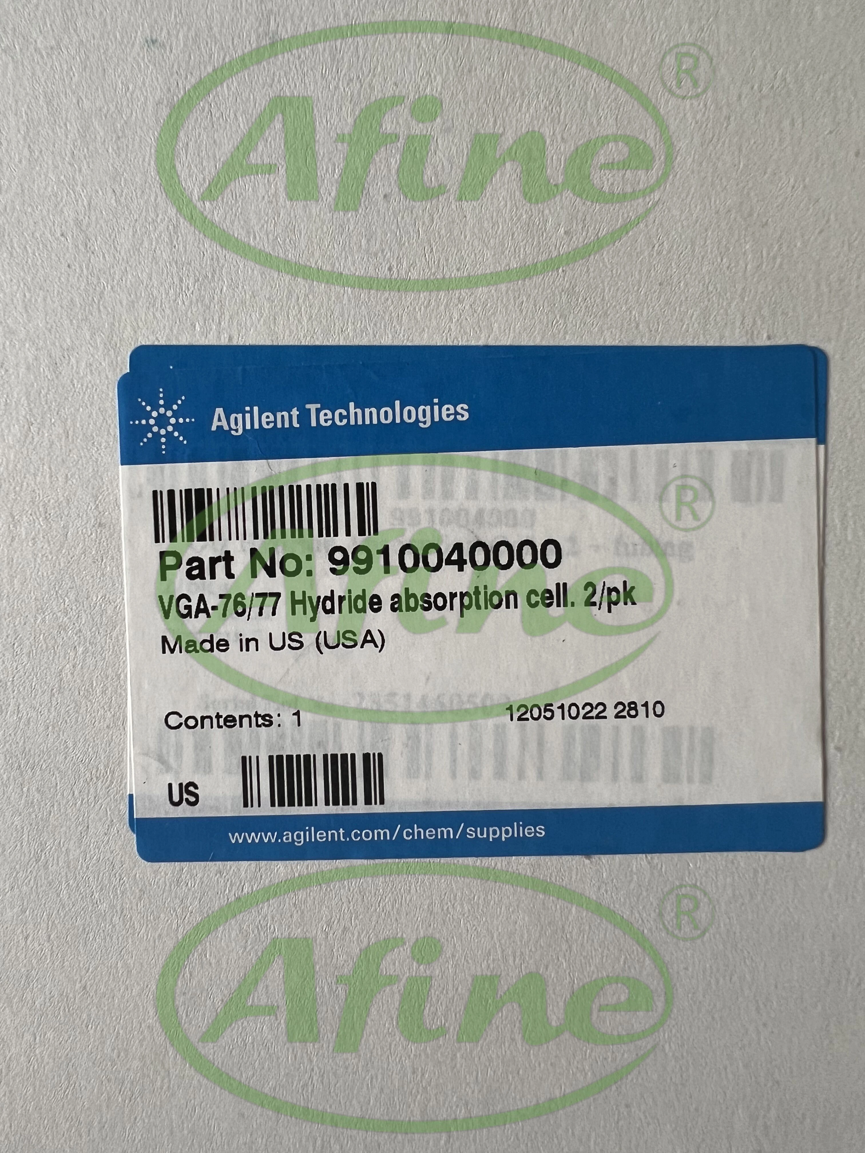 

AFINE Agilent Hydride Absorption Cells, 9910040000, for VGA 76/77, Quartz, 2/pk