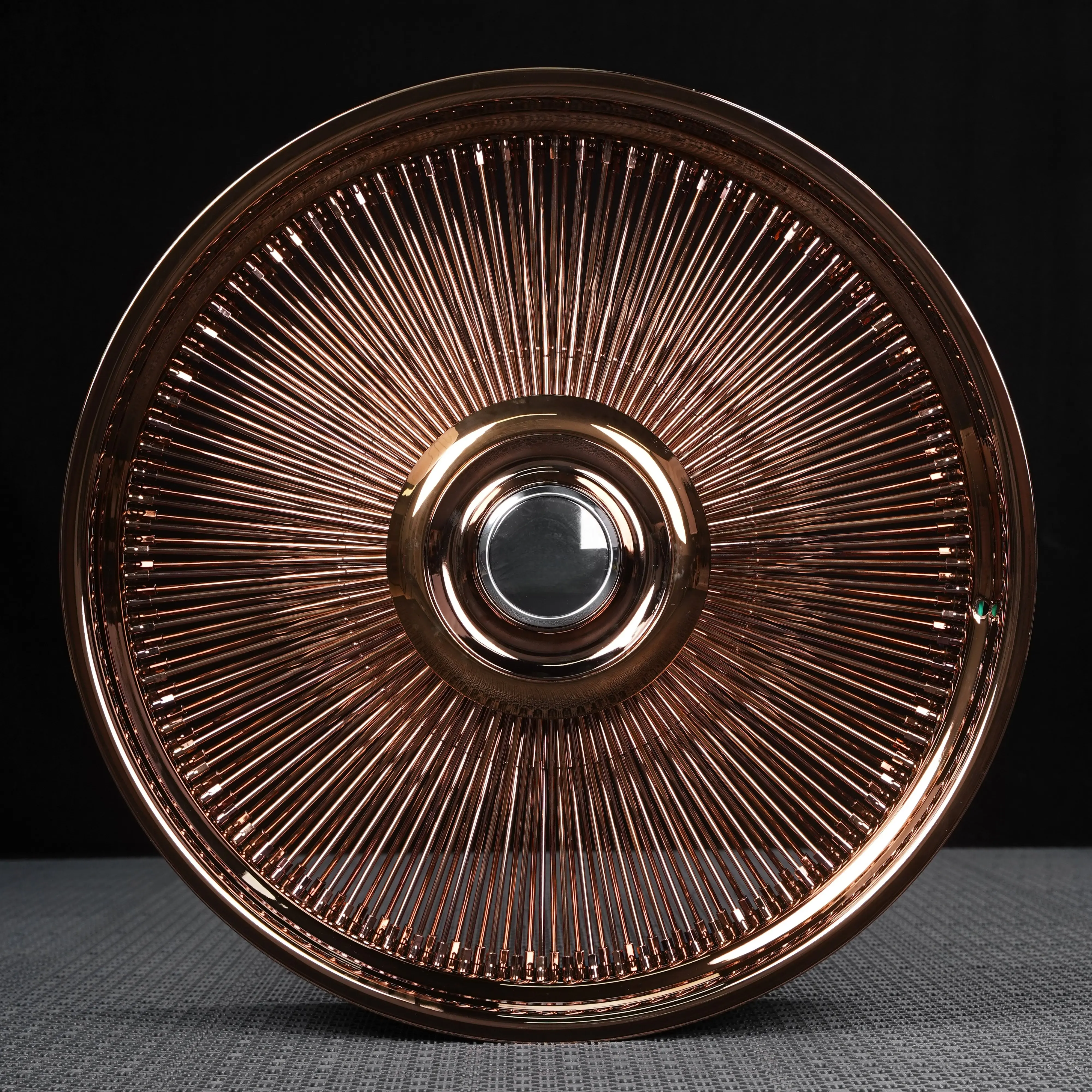 

Rose Gold 5x120 5x127 Bolt Pattern Center Gold 20 22 24 26 Golden Wire Wheels Chrome 150 200 Spoke Wire Wheels
