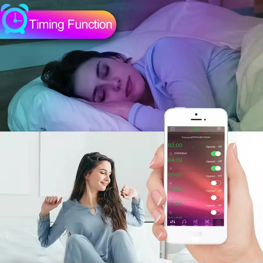 5M Led Light 5050 5V USB Ribbon Bluetooth IR Remote RGB TV Background Light Bar Game Room Family Party Decoration Night Light