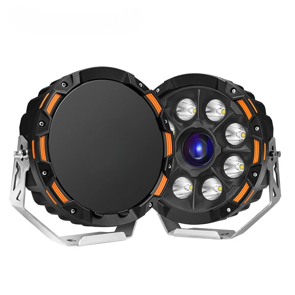 2000M LED Concentrator 9 Inch Laser Car Front Bar Off-Road Vehicle Modified Spotlight