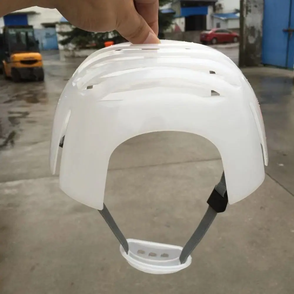 PE Safety Helmet Lining Anti-collision Lightweight Work Safe Protective Hat White Grey Protective Head Mandibular Band