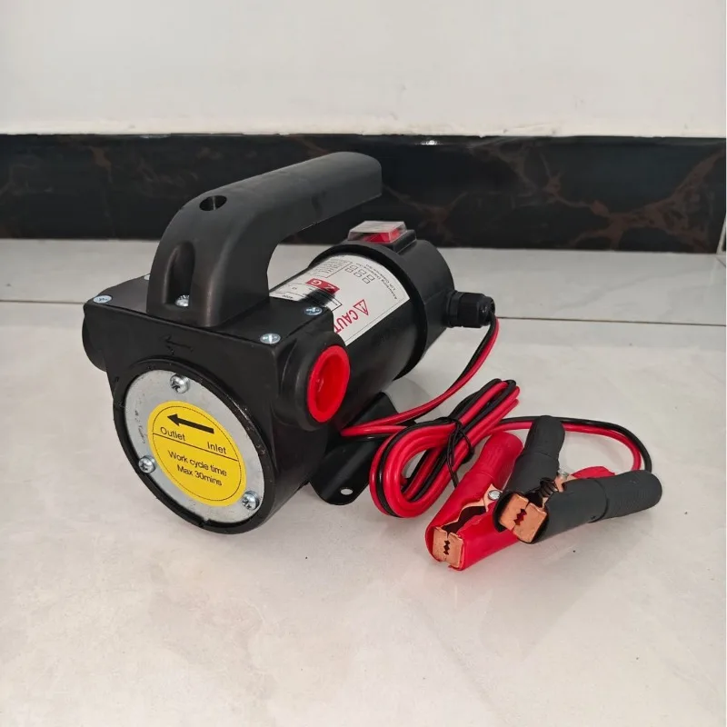 Portable DC Diesel Transfer Pump 200W Self‑priming Electric Fuel Pump for Home Truck Diesel Oil Pumping