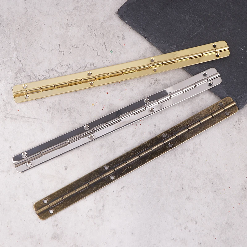 **2Pcs Hinge Hinges For Crafts Heavy Duty Piano Cabinet Box Long Window Iron Furniture Door And Window Hinge Long Hinge