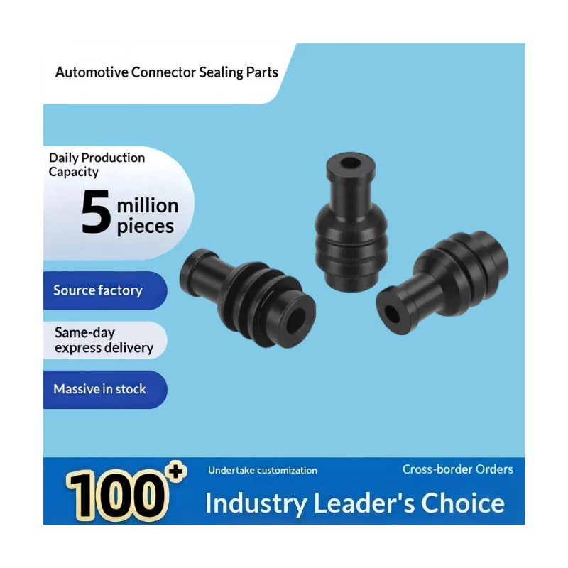 Connector Accessories Silicone Seal for Automotive Wiring Grommet Harness Connector Plug Sealing 963142-1