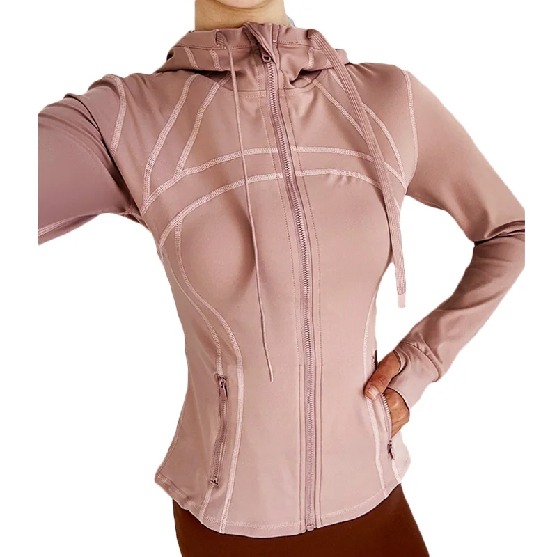 pofybofy-sweat-shirt-de-yoga-d'automne-a-capuche-avec-cordon-de-serrage-manches-longues-poches-zippees-sechage-rapide-avec-trou-pour-le-pouce-et-fermeture-eclair