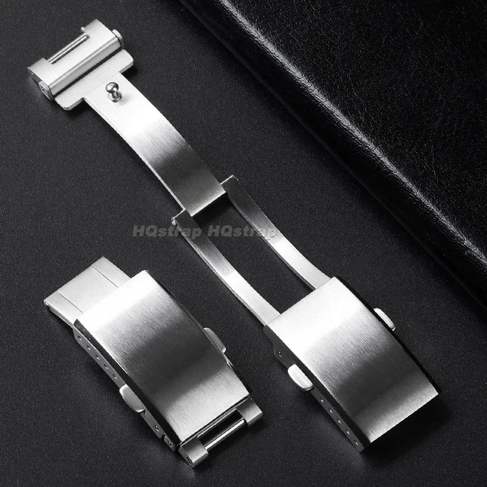 Luxury Stainless Steel Watch Buckle for Rolex 9mm×16mm Solid Folding Clasp for Submariner Strap Metal Button Watchband Accessory image 6