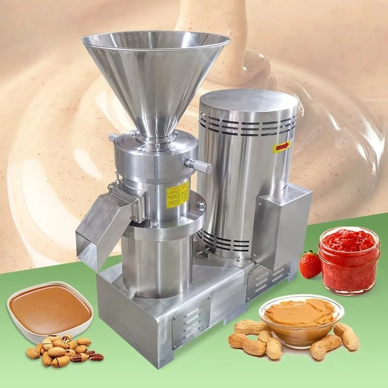 Electric Commercial Colloid Mill Stainless Steel Grinder For Walnut Peanut Tahini Butter Paste Making