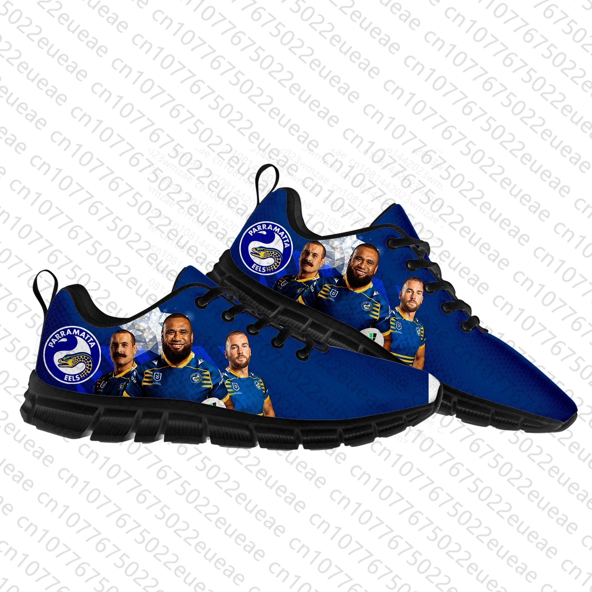 Parramatta Eels Australian Rugby Sports Shoes Mens Womens Teenager Kids Children Sneakers High Quality Parent Child DIY Couple