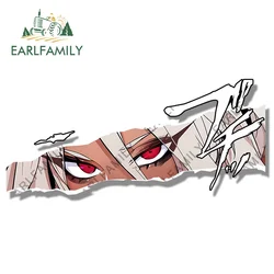 EARLFAMILY 13cm x 5.8cm for Mirko Eye Slap Car Stickers Creative Evil Eyes Decal Windows Motorcycle Anime RV JDM Car Accessories