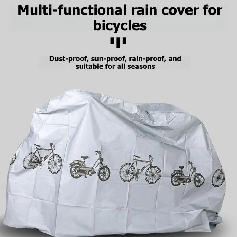【BIG SALE】Bicycle Cover Waterproof Dustproof Rain Sun UV Wind Snow Proof Resistant 200Cm X 100Cm Bike Cover
