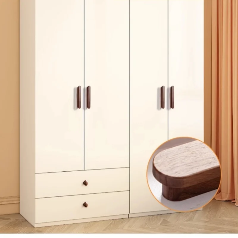 Beicai Möbelgriffe im Nordischen Stil aus Walnussholz, T-förmige Küchenschubladengriffe, Mehrgrößen-Kleiderschranktürgriffe – Detail 7
