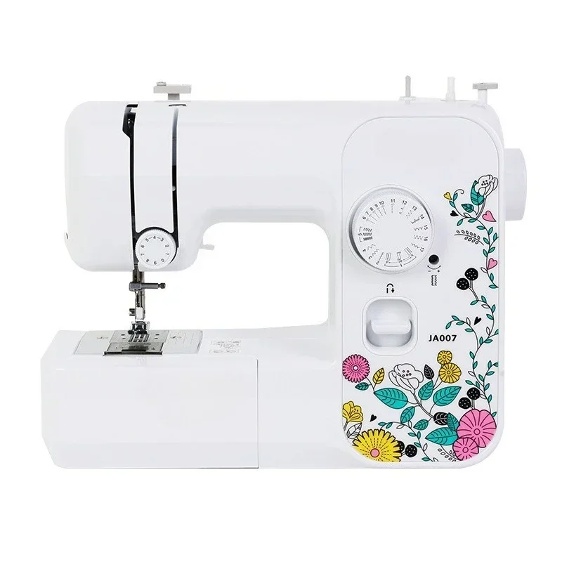 Household sewing machine JA007 electric desktop multi-function with locking edge small