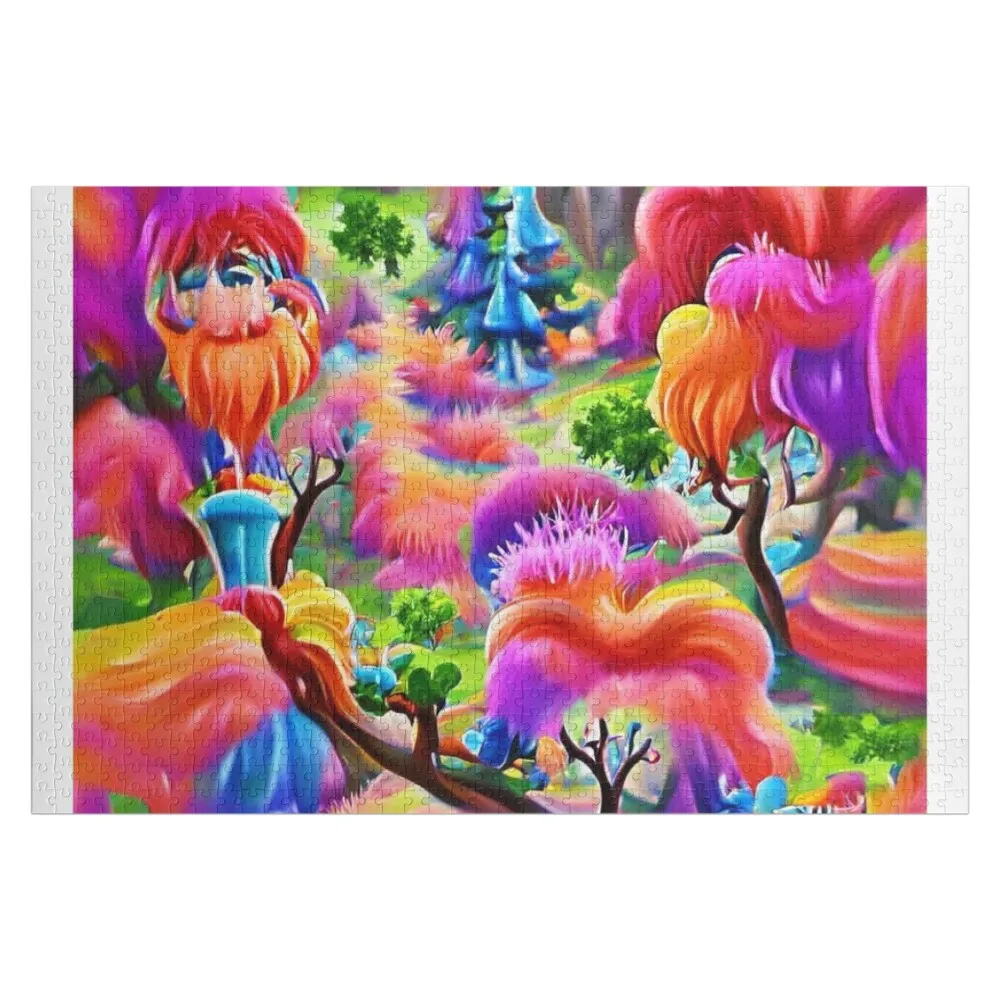 

Пазл «Лес трюфельных деревьев» — вдохновленный произведением Доктора Сьюза «Лоракс», персонализированный фото-пазл с индивидуальной фотографией.