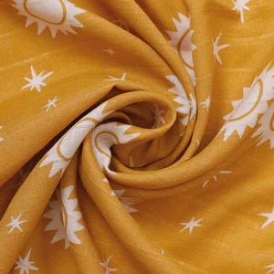 Newborn muslin bibs, 5 units, multifunctional, bamboo cotton, breathable, soft cloth for baby 6 Main Sales Kit Recem Born - №5