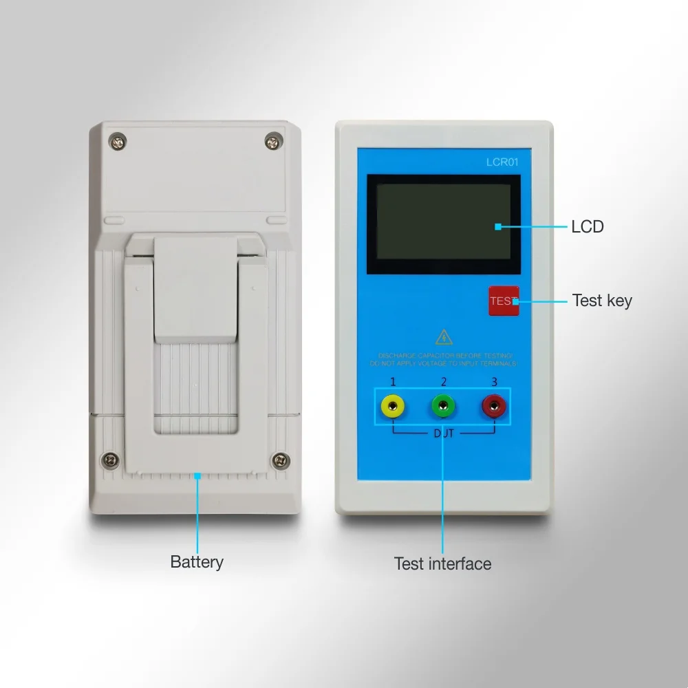 LCR01 Meter Handheld Injector Metering Unit DRV Valve Resistance Inductance Capacitance Measuring Instrument