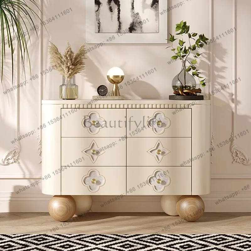 XX.Luxury Decor Living Room Cabinets Display Shelf Craft Mini Living Room Cabinets Bedroom Nightstands Cajonera Home Furniture