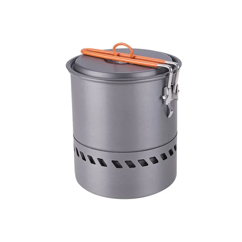 Bulin 1.5L Portable Outdoor Fast-Heating Pot Utensil Camping Traveling Tableware With Gas Stove for Cooking Hiking Picnic Set