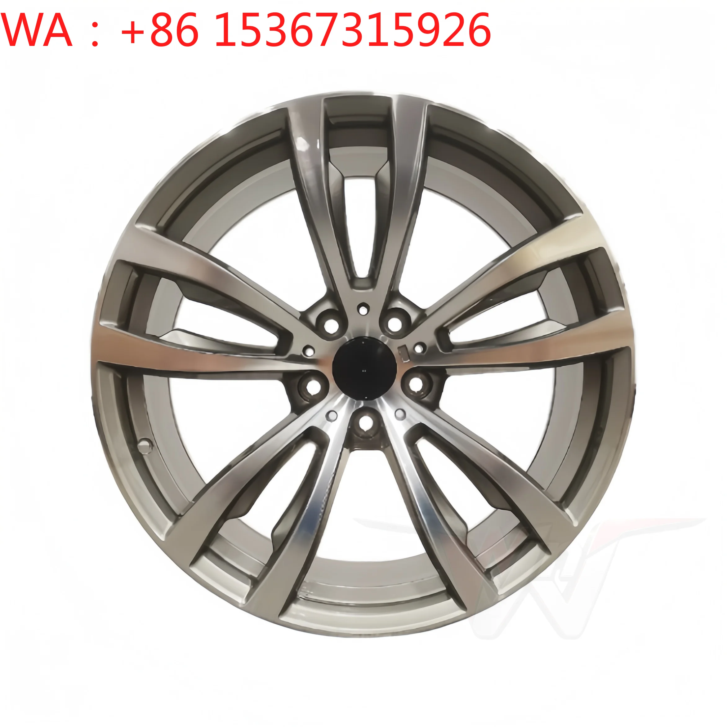 Flow Forming Five Spoke Polished Aluminum Alloy Wheel Hub Custom PCD ET Precision Machining Auto Rim