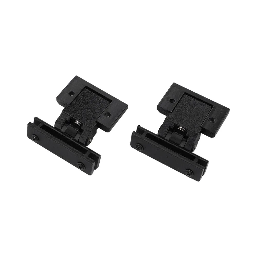Black Dust Cover Hinges Stable Support Robust Construction Compact Structure Easy Installation For DJ Booth Setup