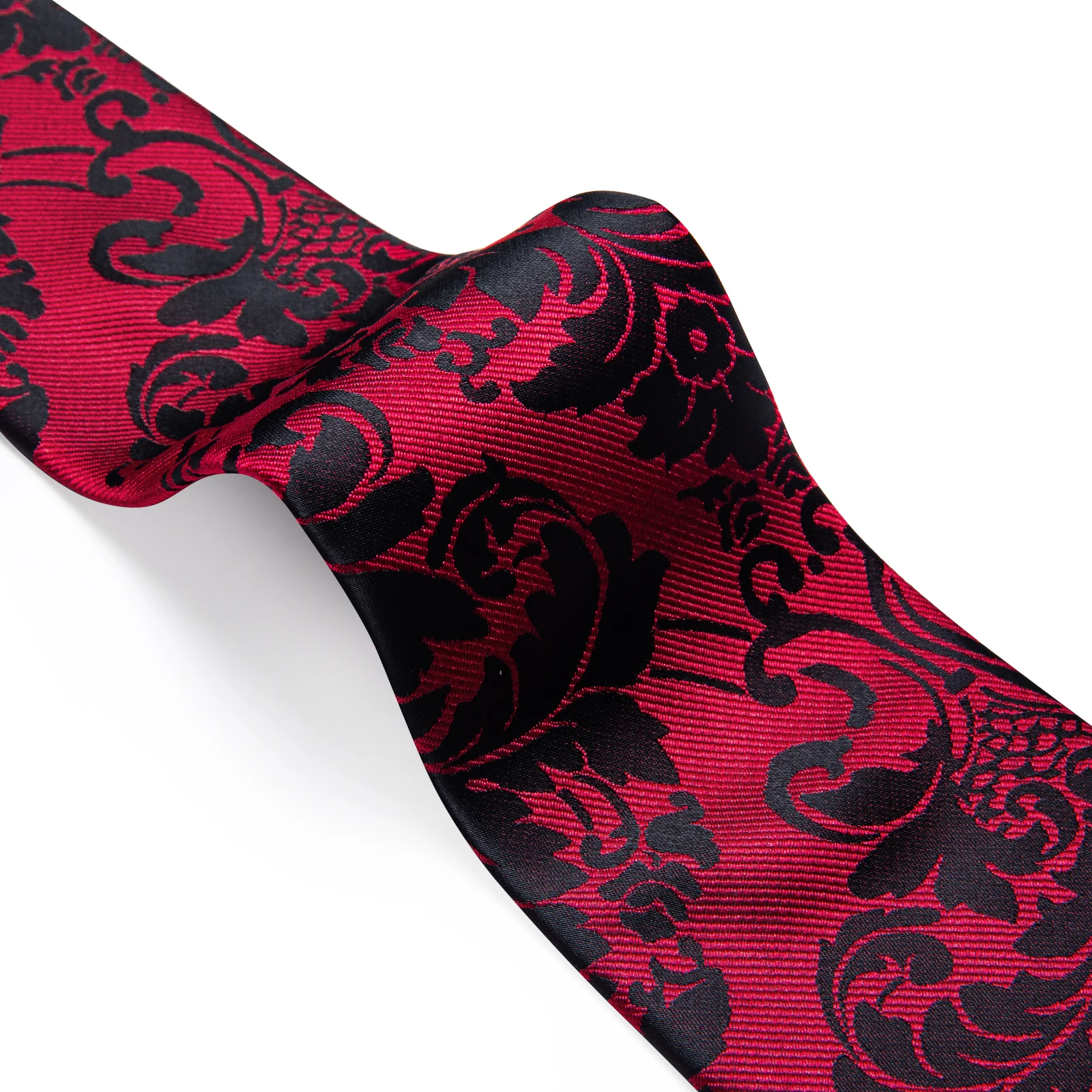 Goldkariertes Herren-Krawatten-Set, 8 cm breit, Hochzeitskrawatte, Einstecktuch, Manschettenknöpfe, Geschenk für Männer, Dropshipping-Großhandelsartikel – Detail 8