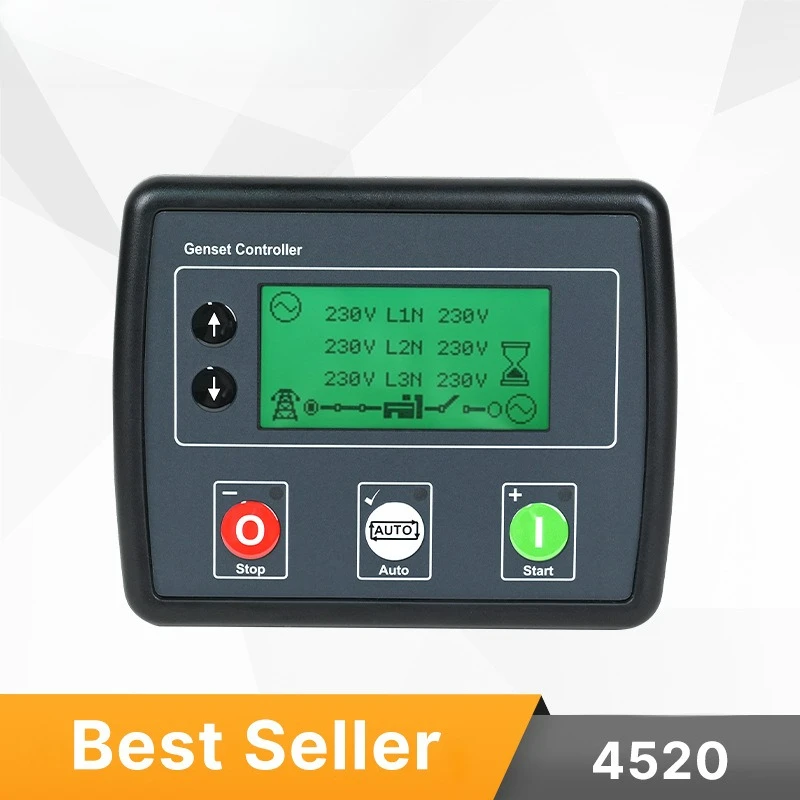 New 4520 MKII Compatible Original DS4520 MKII Controller Panel Diesel Generator Auto Mains Failure Control Module