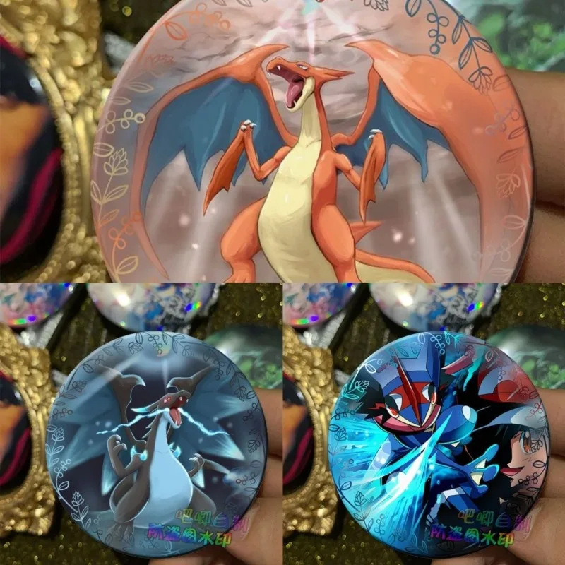 Broche Pokémon Charizard para Mulheres, Acessórios Mega Charizard X, Joias de Moda Mega Charizard Y, Figuras de Brinquedo Greninja