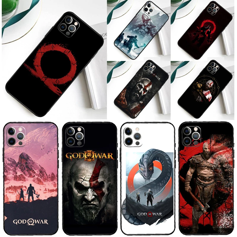 God of War Phone Case For iPhone 16 15 11 12 13 14 Pro Max Mini Cover For iPhone 16 15 X XS Max XR Plus Coque