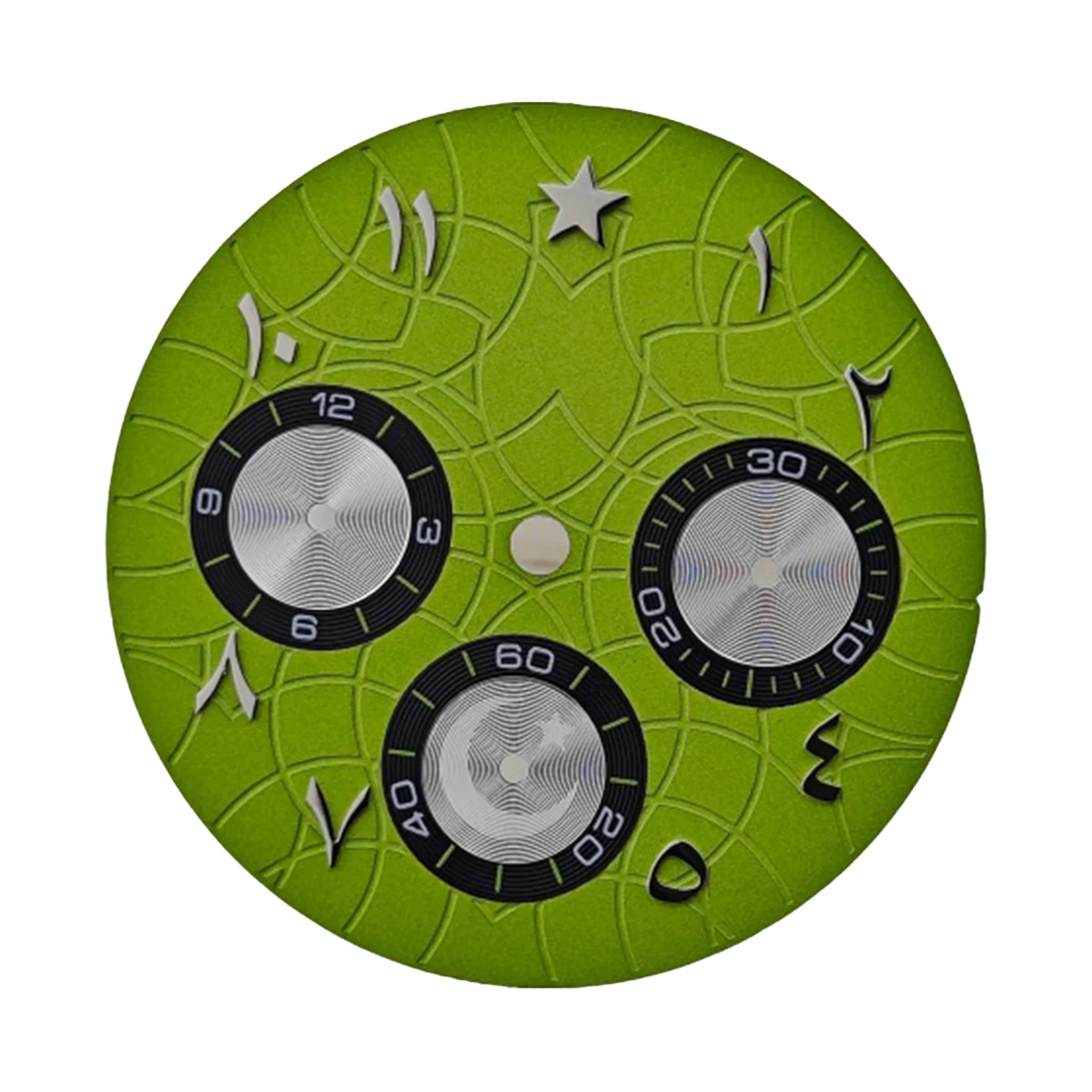 

Циферблат VK63, высокое качество, без зеленого светящегося циферблата 29,5 мм, тисненая текстура для механизма VK63, аксессуары для мужских часов