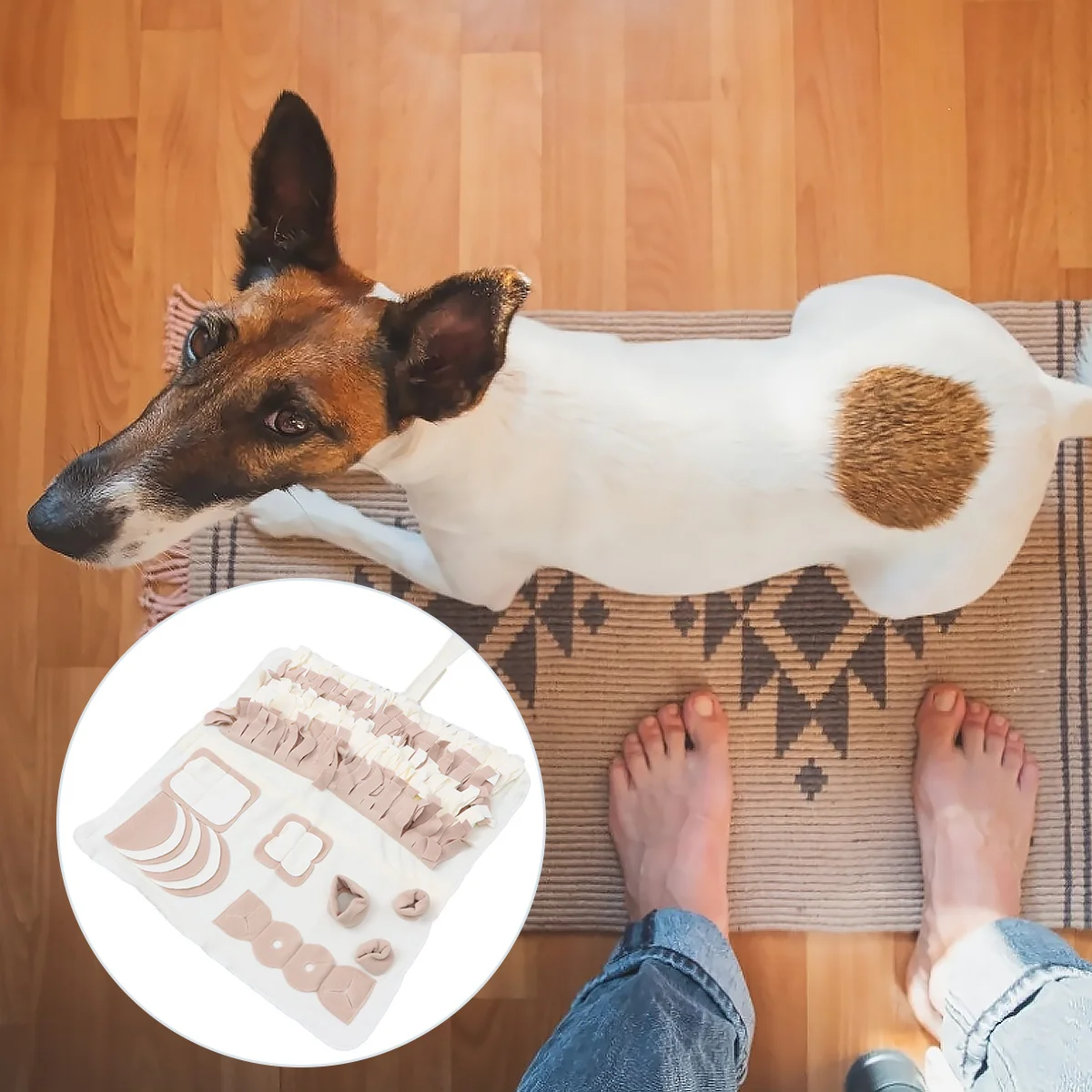 

For Dogs Foraging Mat Super Large Pet Foraging Training Feeding Pad Dog Nose Work Stress Pet Activity Pad Relief