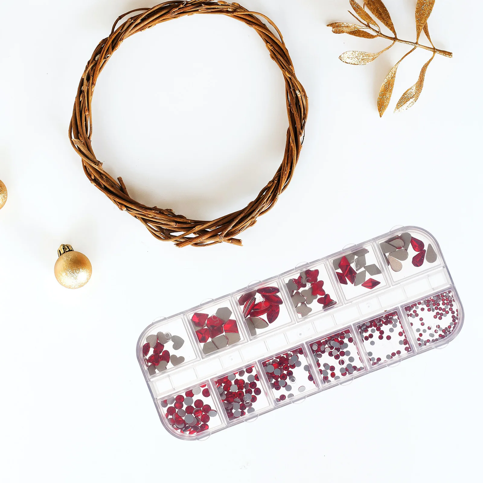 1 scatola di diamanti in resina strass per manicure gemme artistiche fai da te decorazioni per unghie accessori per gioielli ornamenti per unghie