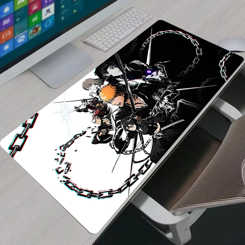 B-BLEACH Cartoon Mousepad Extended Anti-Slip Desk Pad Waterproof Laptop Keyboard Mat Anime Table Decor for Home Office Gamin