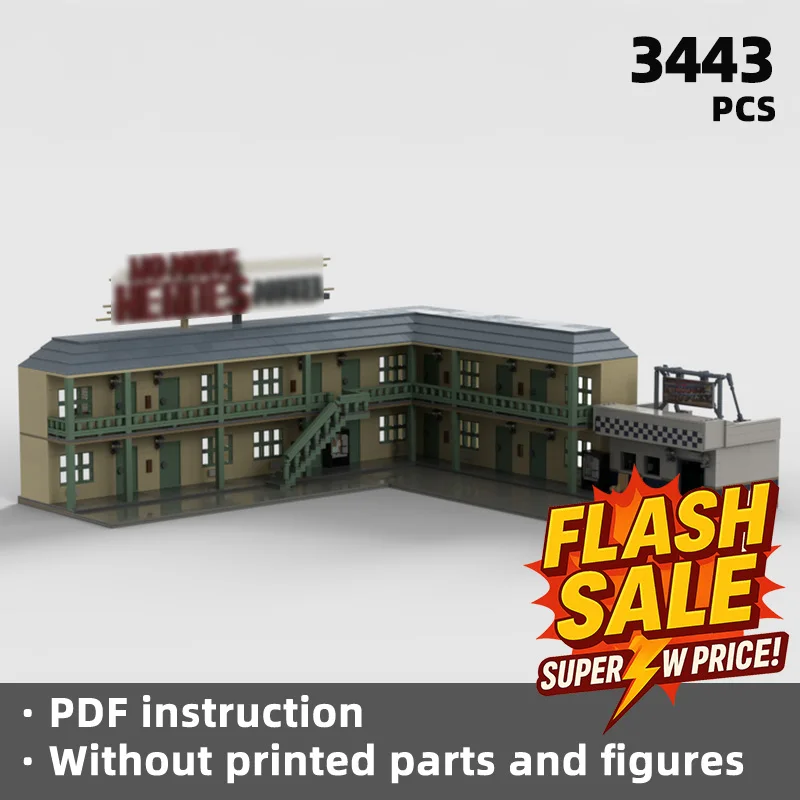 

Ностальгическое архитектурное здание золотого века, строительные блоки в американском стиле, блоки для отдыха сцен отеля