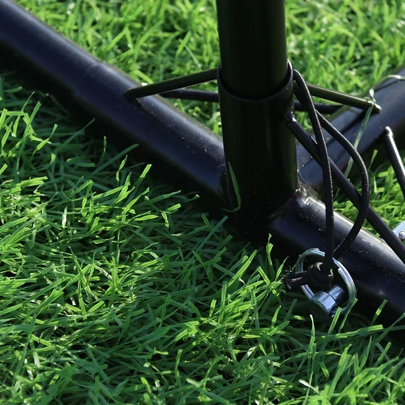 Upgrade Portable Football Portal Outside Training Aid Foot Tool Net Soccer Backboard Net Goalposts Are 1.8/2.1 Meters Target So