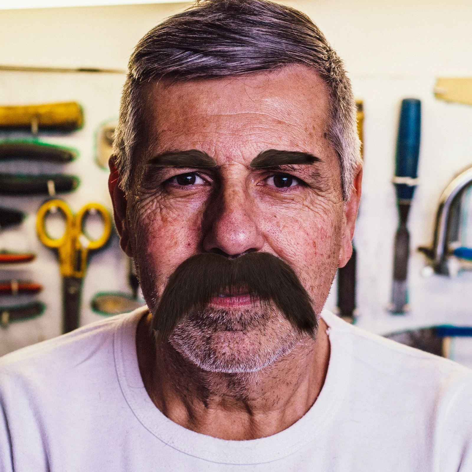 

1 Set Simulation Beard Eyebrow Funny Fake Mustache Cosplay Costume Party Decor Halloween Carnival Role Fake Beard